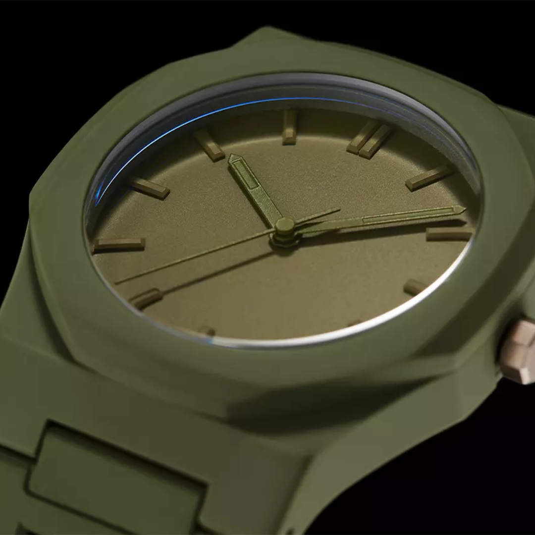 HERRENUHR MANNVIK PHANTOM MILITÄRGRÜN