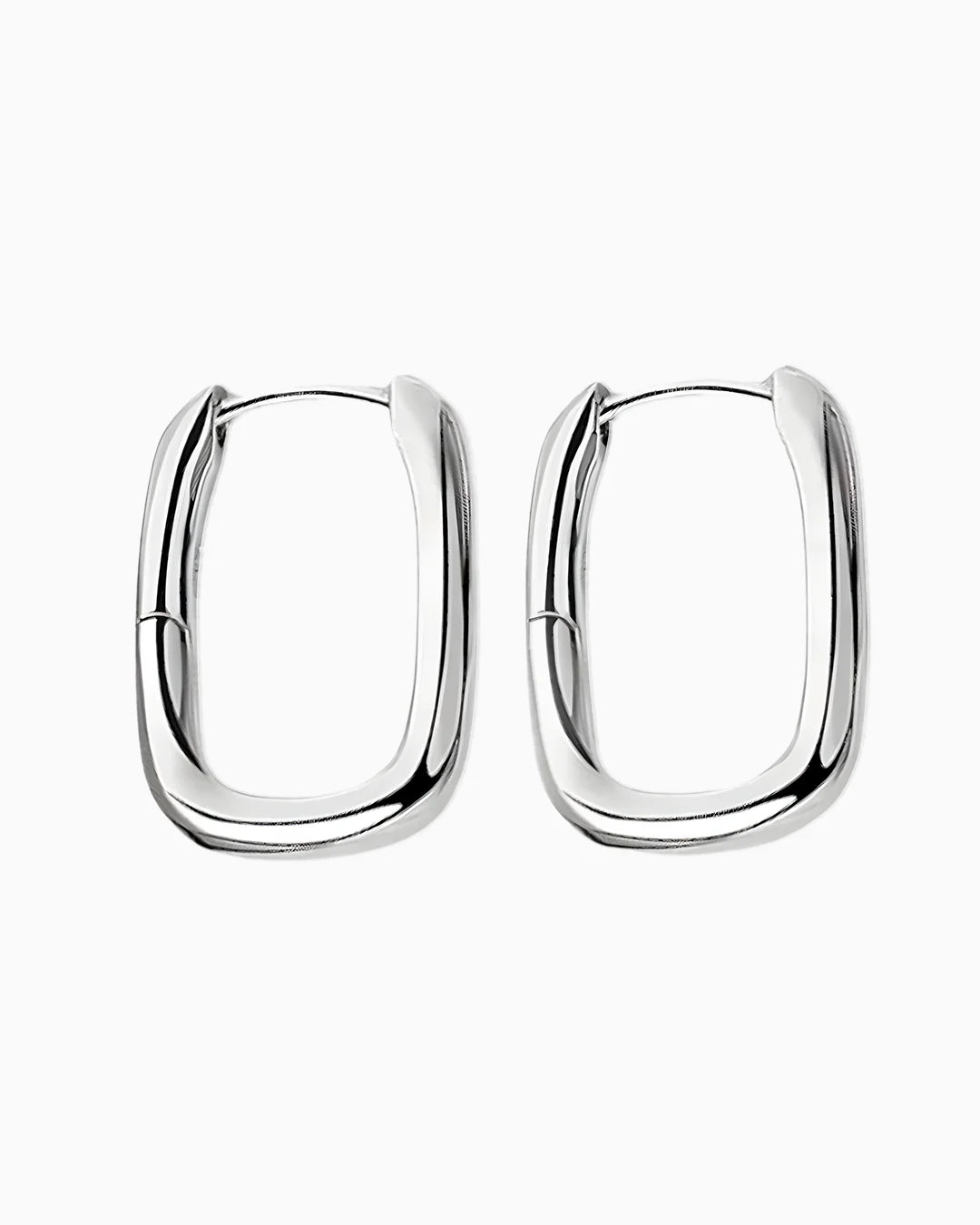 Brincos Elos do Tempo em Prata 925