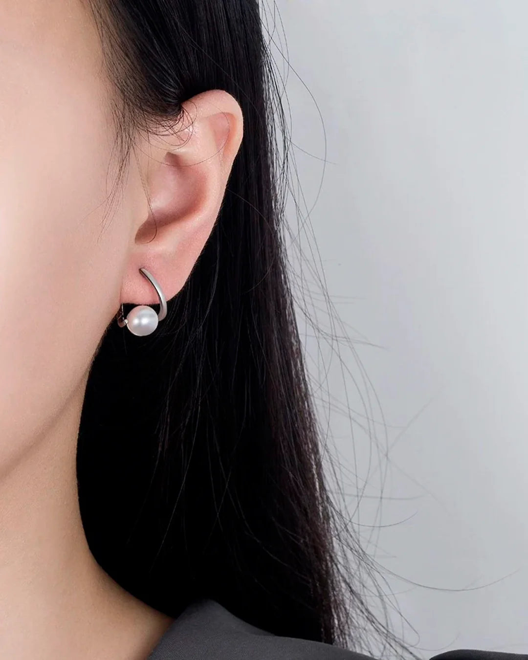 Brincos Espiral em Prata 925