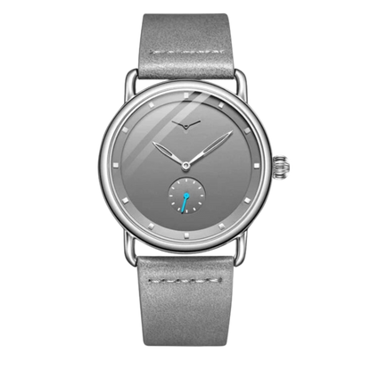 MINIMALISTISCHE HERRENUHR LEGACY MANNVIK MIT LEDERARMBAND