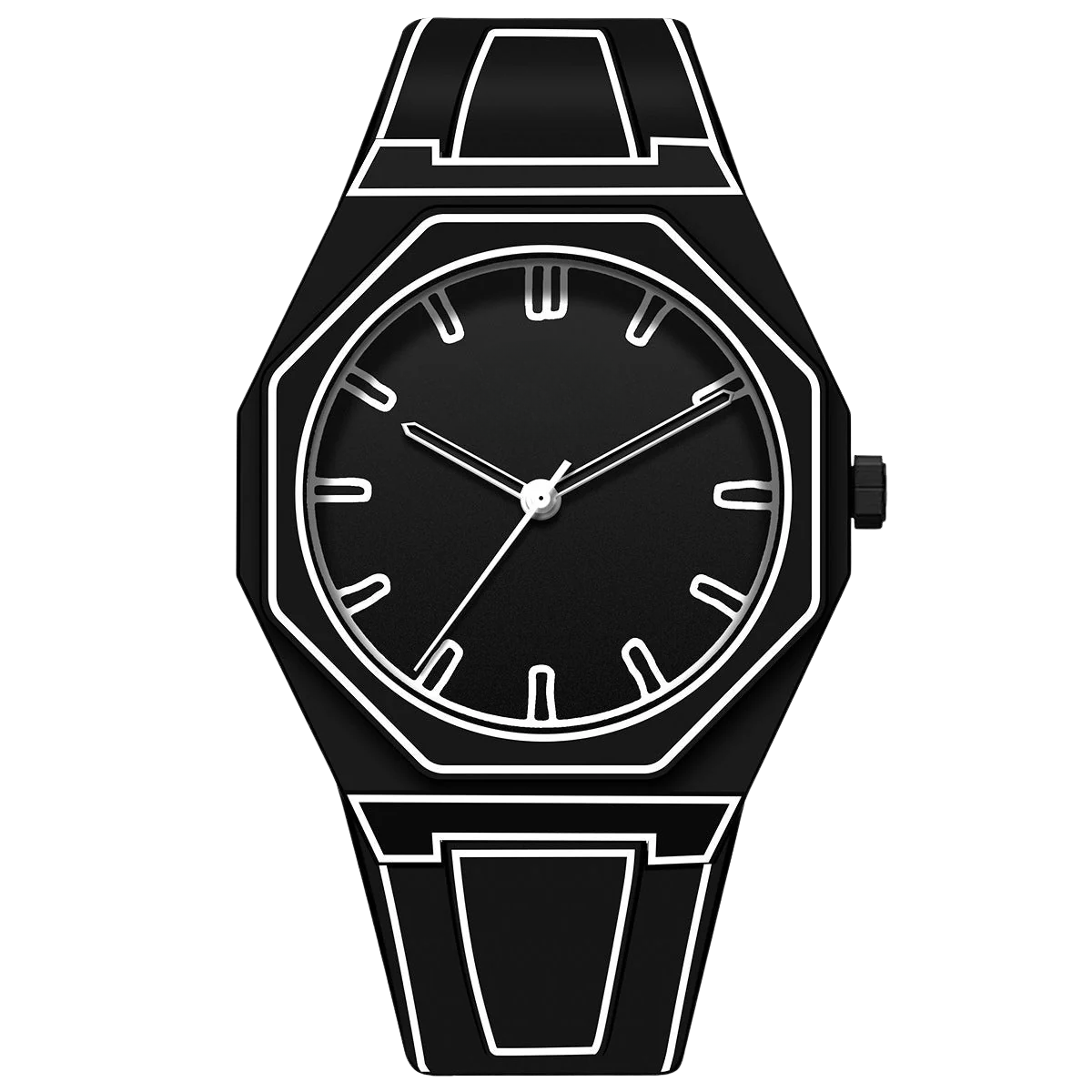 HERRENUHR MANNVIK KIVA SKELETT