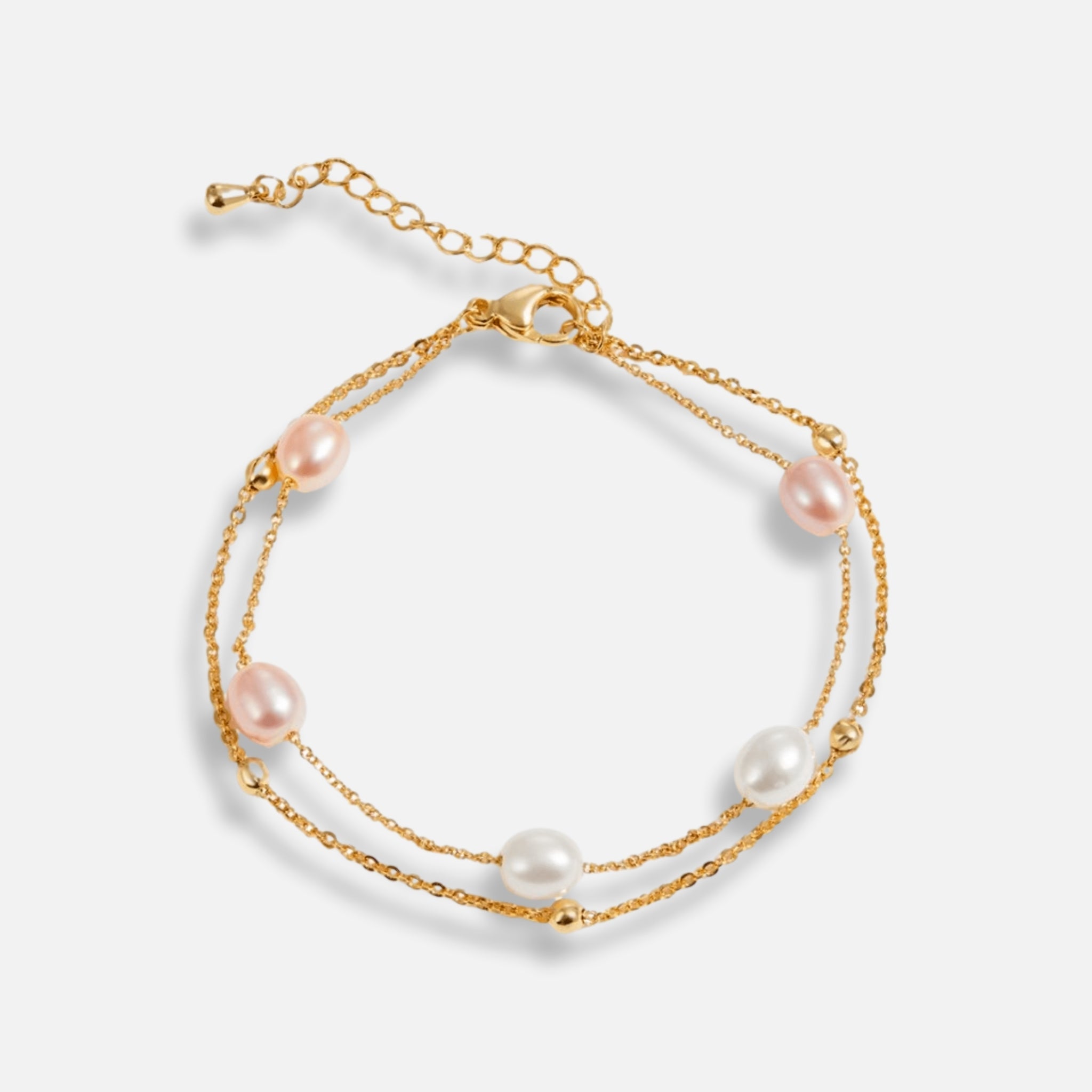 Pulseira Pérola Dupla Lais